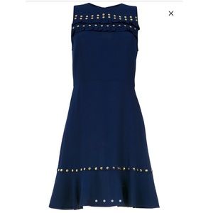 Michael Kors Studded A-Line Dress
